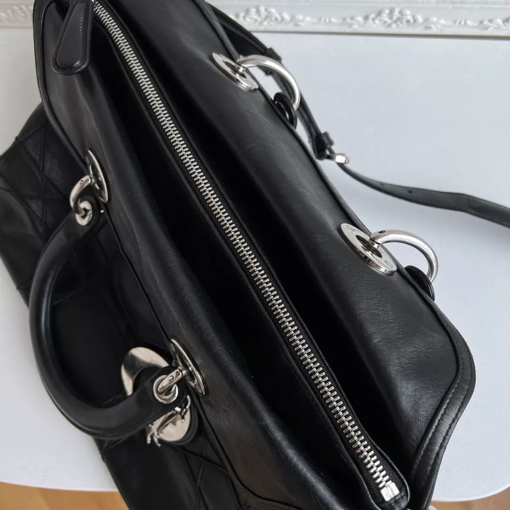 Dior Black Cannage Granville  with Silver Hardware - Picture 9 of 11